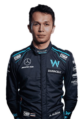 Alex Albon Formula 1 Portrait