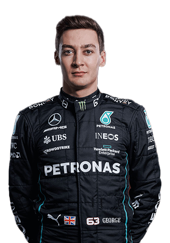 George Russell Formula 1 Portrait